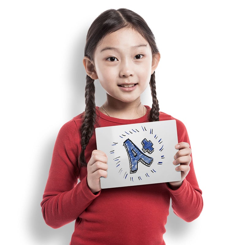 Flipside Products ألواح بيضاء قابلة للمسح الجاف من فليبسايد برودكتس 5" × 7"، حزمة صفية، لوح جانبي واحد للاستخدام في الصف، قابلة لإعادة الاستخدام لمشاركة المجموعة - 24 حزمة - Image 4